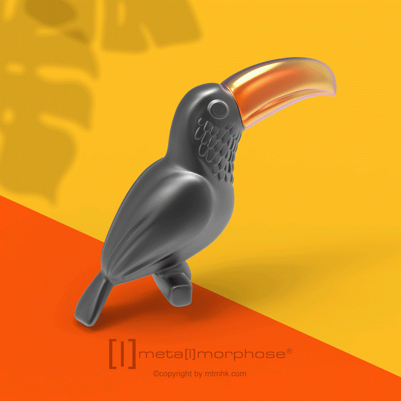 Metalmorphose Toucan Keychain