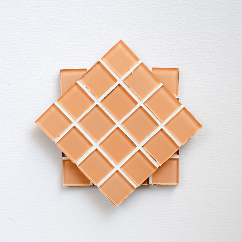 Mosaic Coasters - Light Orange