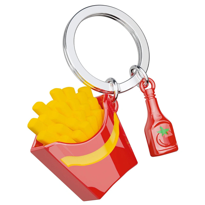 Metalmorphose Patates Kızartması ve Ketçup Anahtarlık