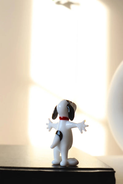 Snoopy Köpek Minyatür El Yapımı Cam Figür