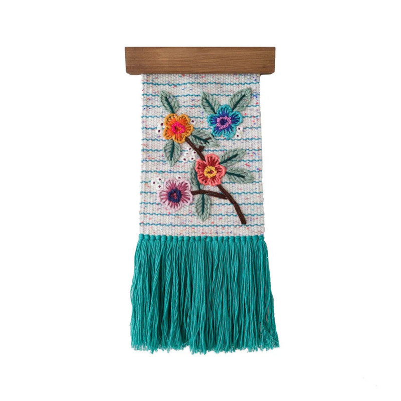 Flowers Hand Woven Wall Decor