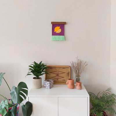 Lemon Hand Woven Wall Decor