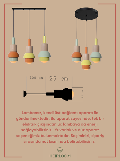 Bloom Triple Set Pendant Lamp