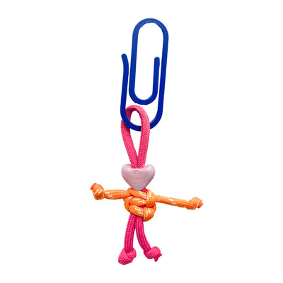 Heart Keychain with Clip