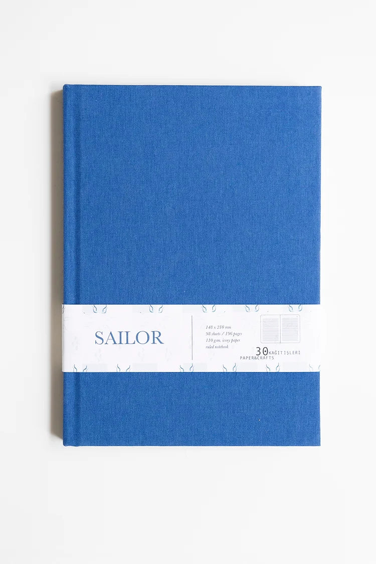 Sailor • Lined Hardcover Notebook