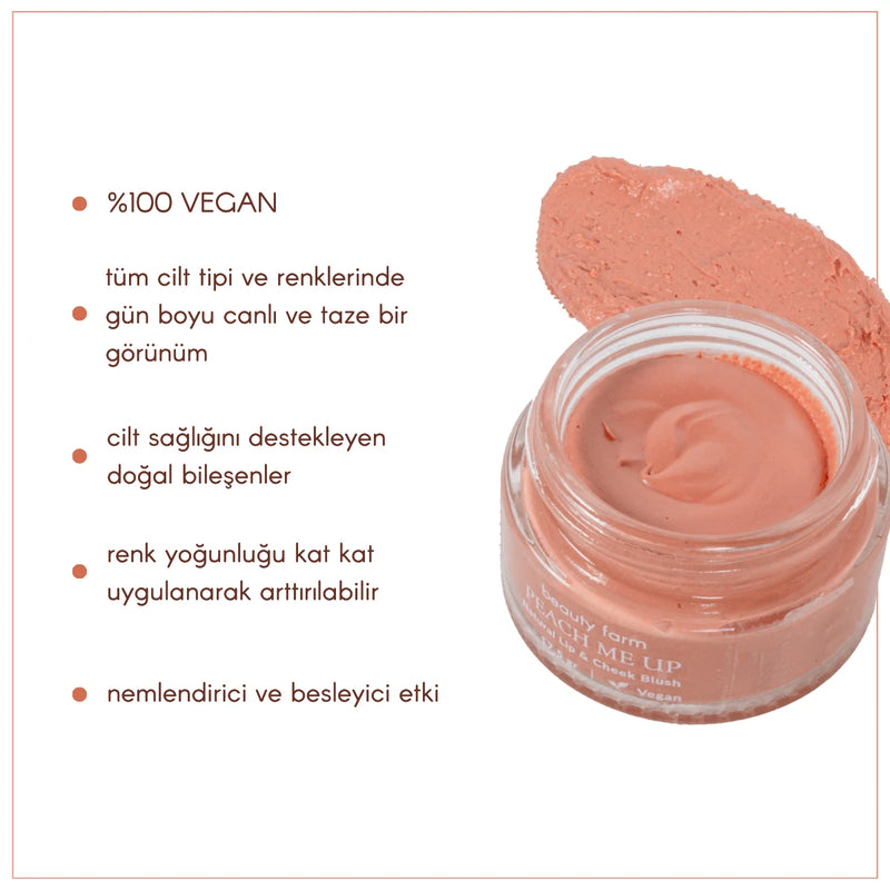 Peach Me Up Natural Lip and Cheek Blush