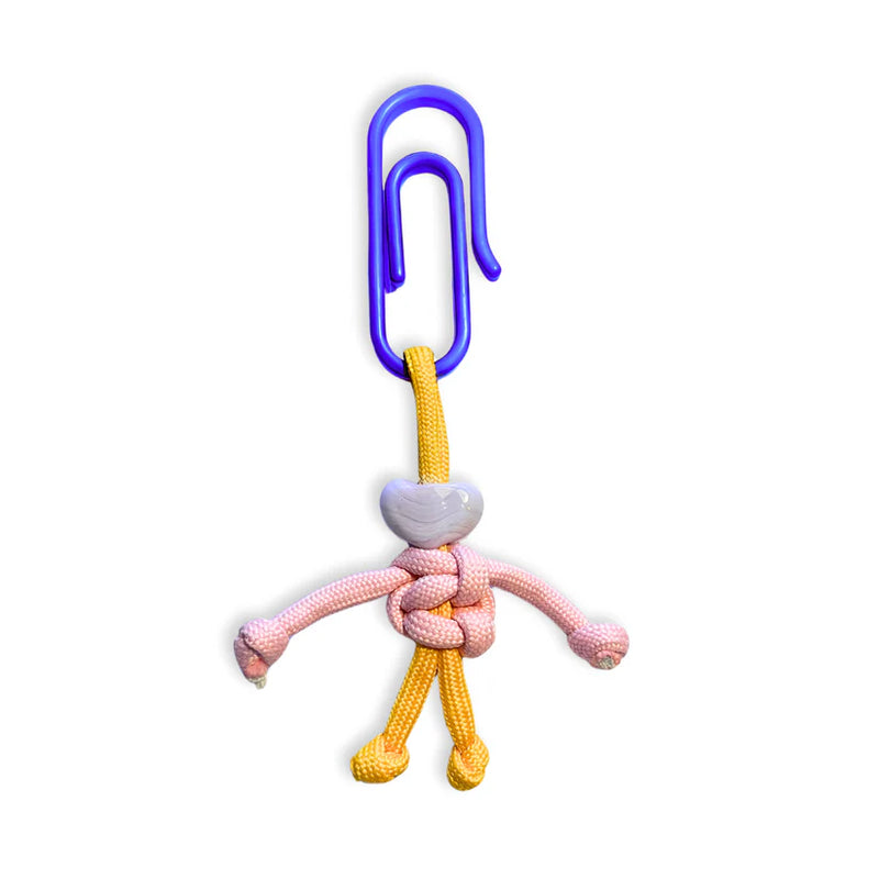 Heart Keychain with Clip