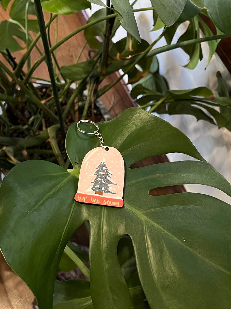 Snow Globe Keychain / Tree Ornament