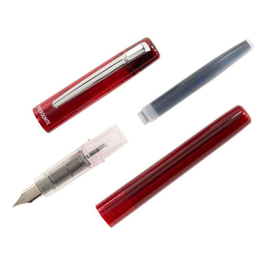 Platinum Prefounte Fountain Pen Crimson Red