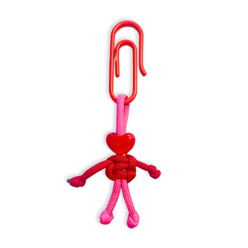Heart Keychain with Clip