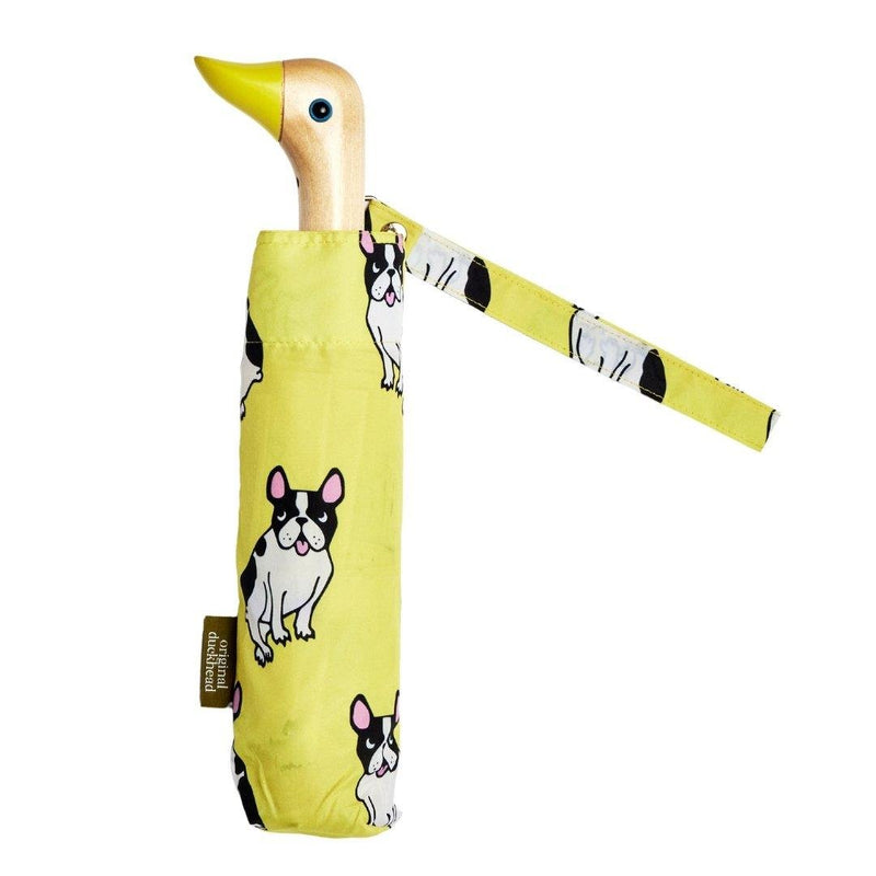 Orijinal Duckhead Duck Kompakt Şemsiye Bulldog Sarı