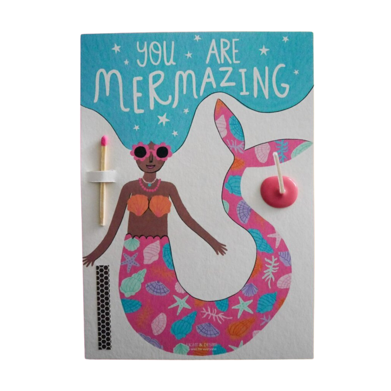 “You Are Mermazing” Dilek Kartı