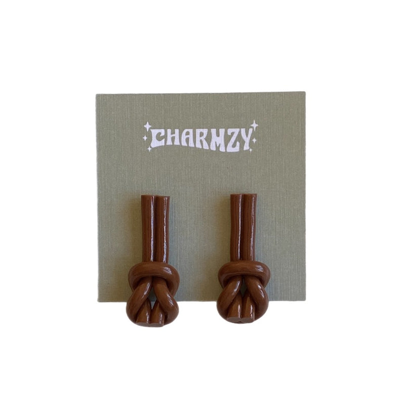 Knot Clay Earring