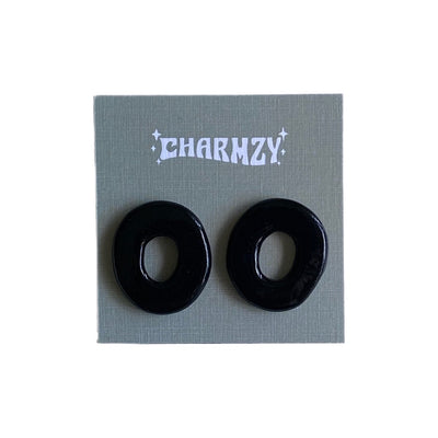 Bagel Clay Earring