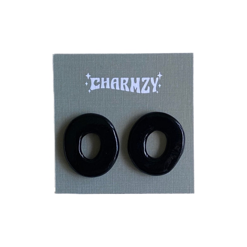 Bagel Clay Earring
