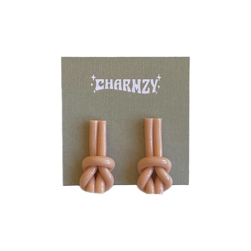Knot Clay Earring