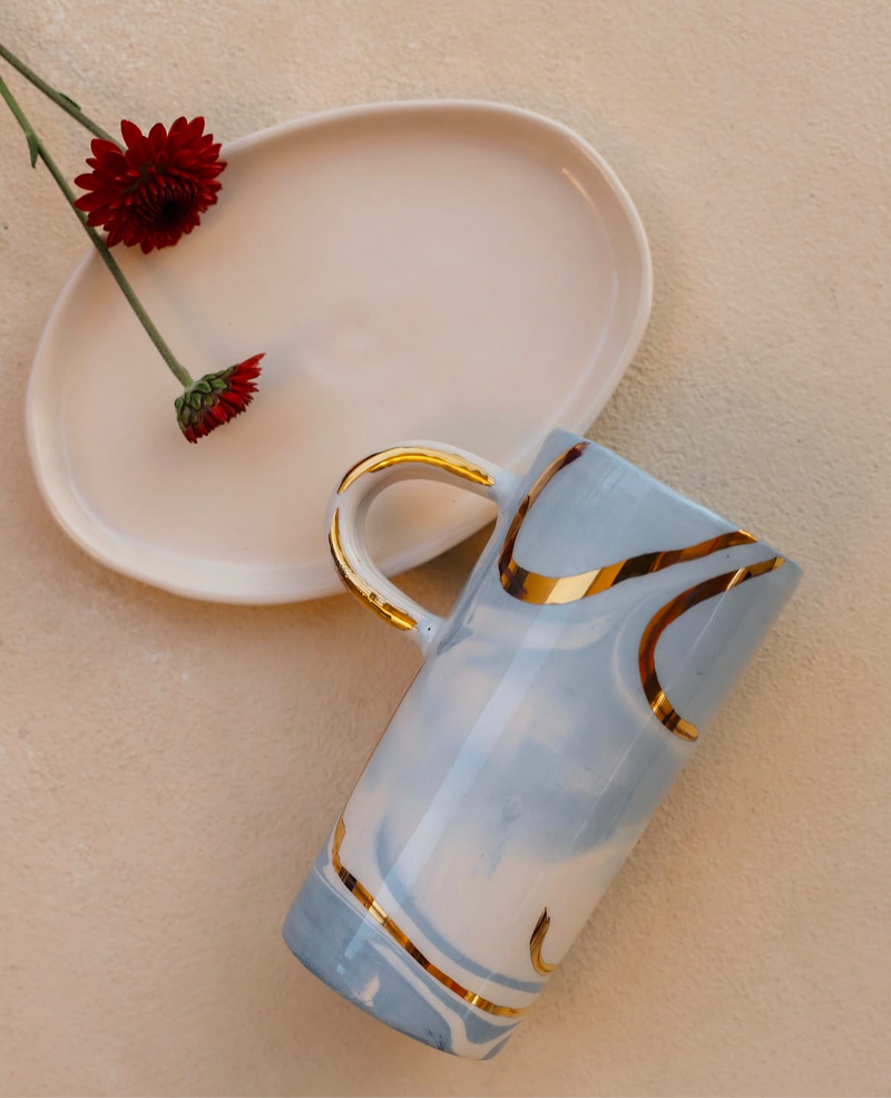 Hale Twin Handle Turkish Coffee Cup