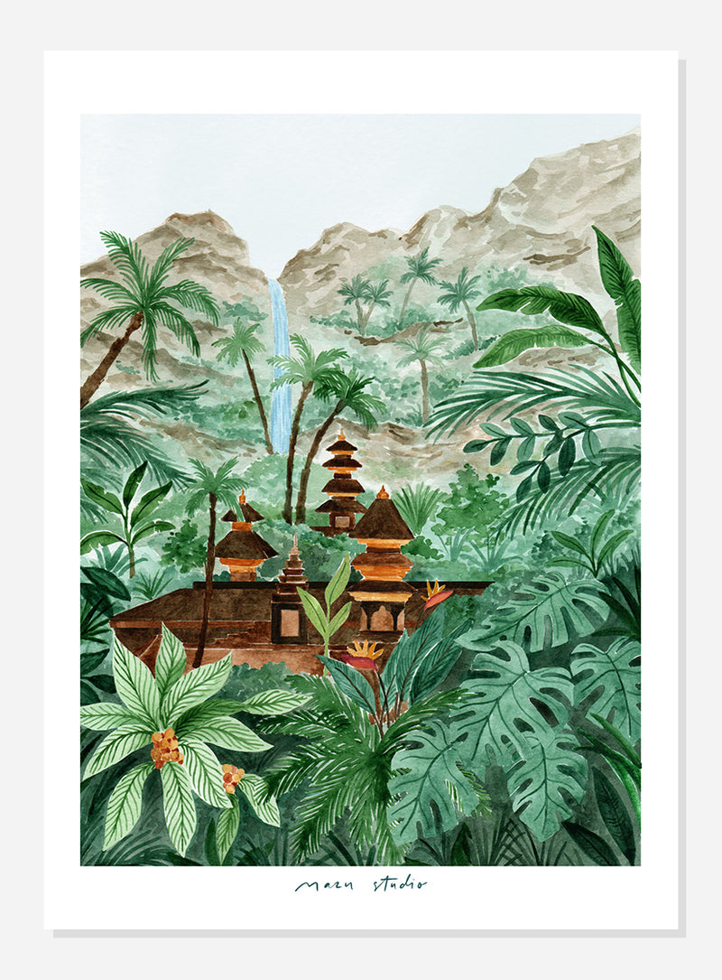 Bali Art Print