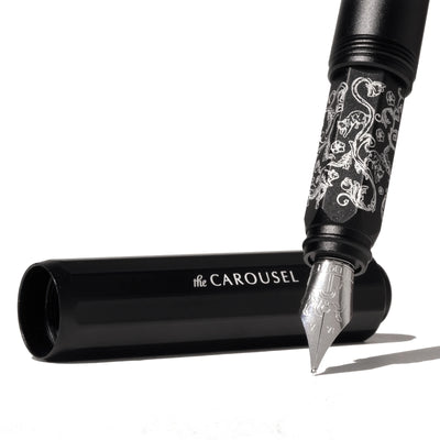 Ferris Wheel Press Aluminum Carousel Fountain Pen - Bearrington Black