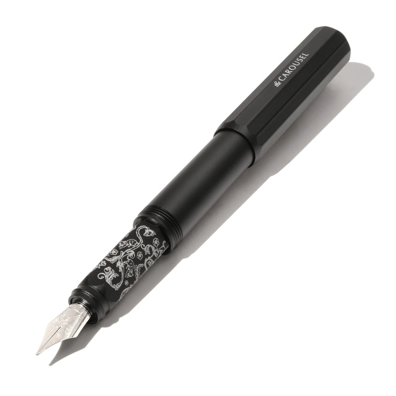 Ferris Wheel Press Aluminum Carousel Fountain Pen - Bearrington Black