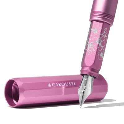 Ferris Wheel Press Fête Chinoise | Aluminum Carousel Fountain Pen - Serpentine Blooms