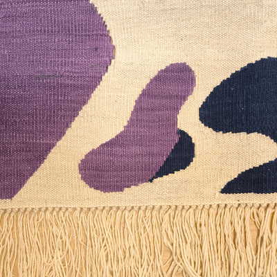Flow Hand Woven Rug Dark Purple