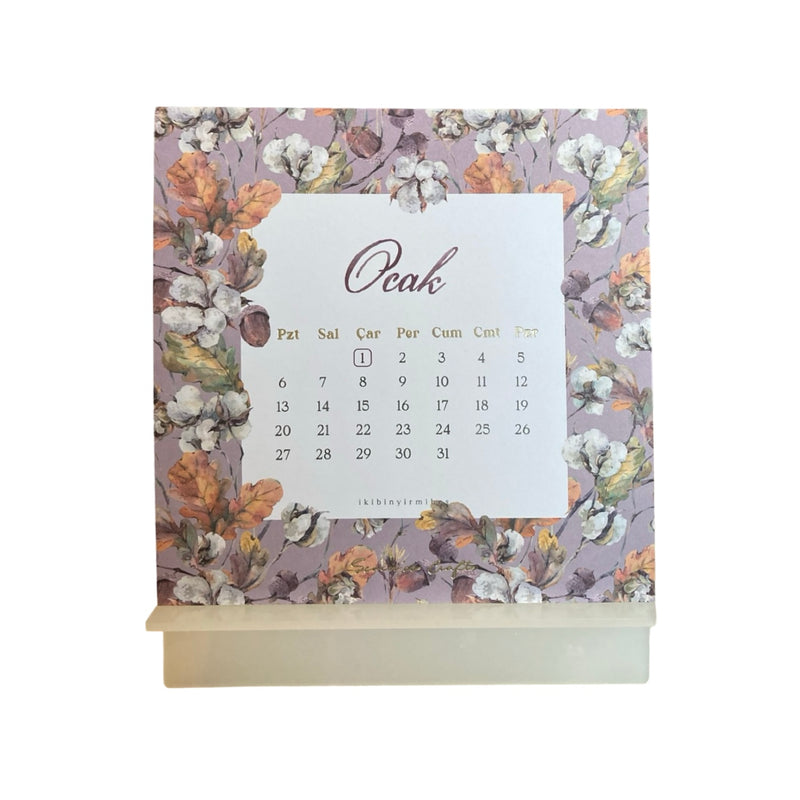 2025 Watercolor Pattern Calendar