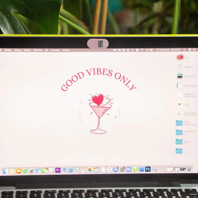 Laptop Webcam Cover | Good Vibes Only