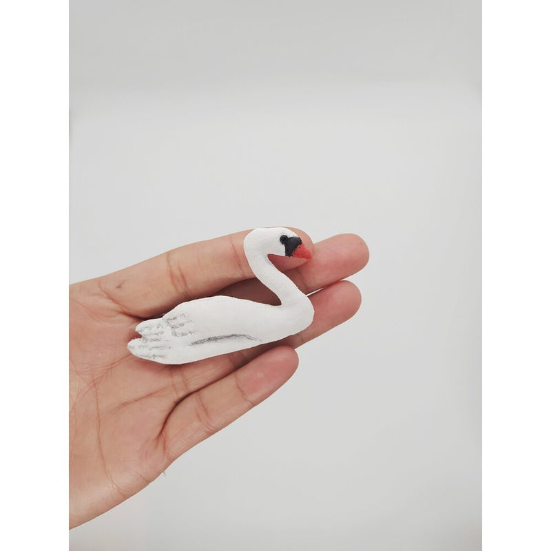 Mini Swan Brooch