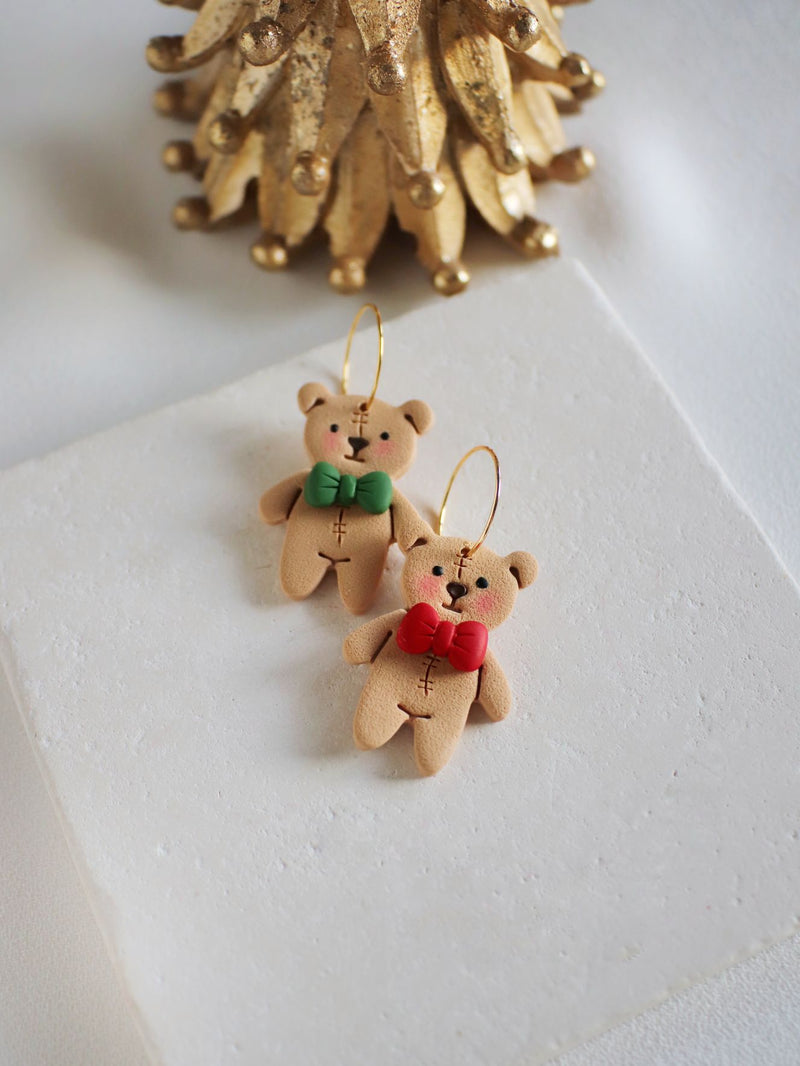 Teddy Couple Earring