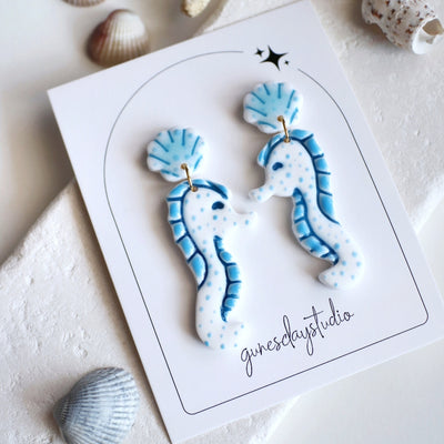 Ocean Seahorse Earring