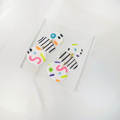 Neon Dance Earring