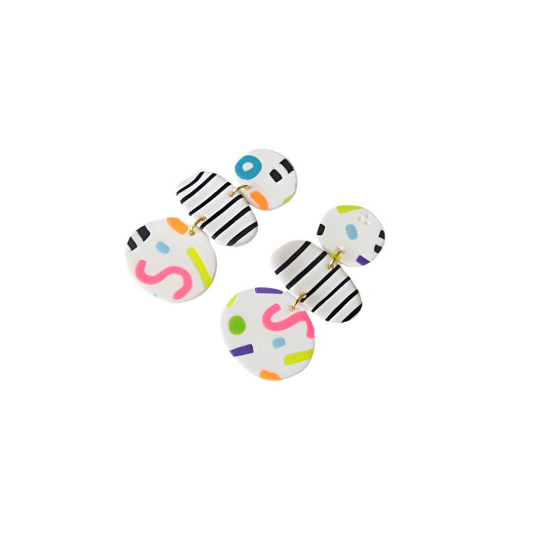 Neon Dance Earring