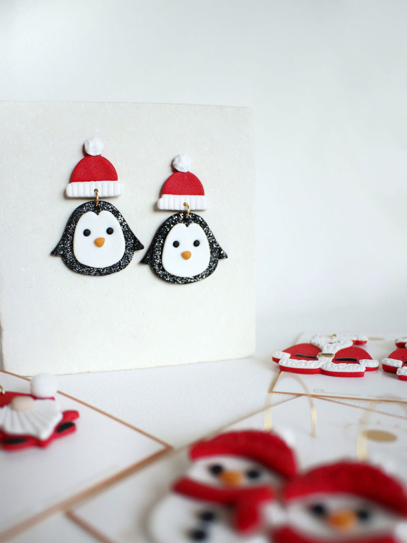 Noel Penguin Earring