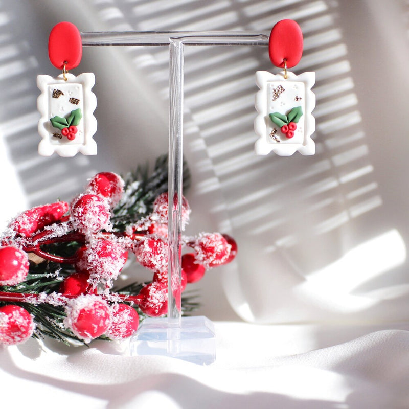 Holly Berry Earring