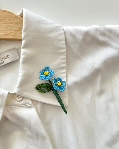 Unutma Beni Çiçeği Broş