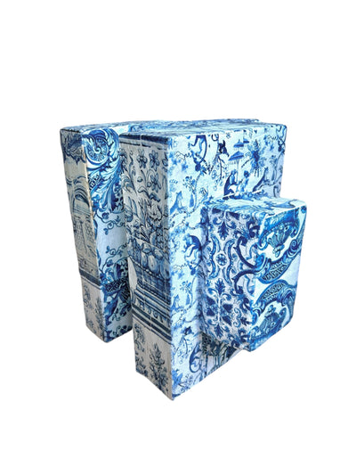 Dicas Blue Ceramic Coffee Table