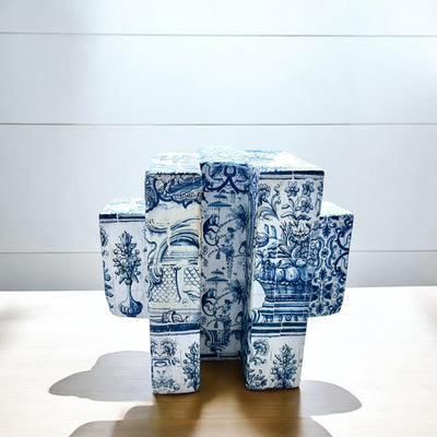 Dicas Blue Ceramic Coffee Table