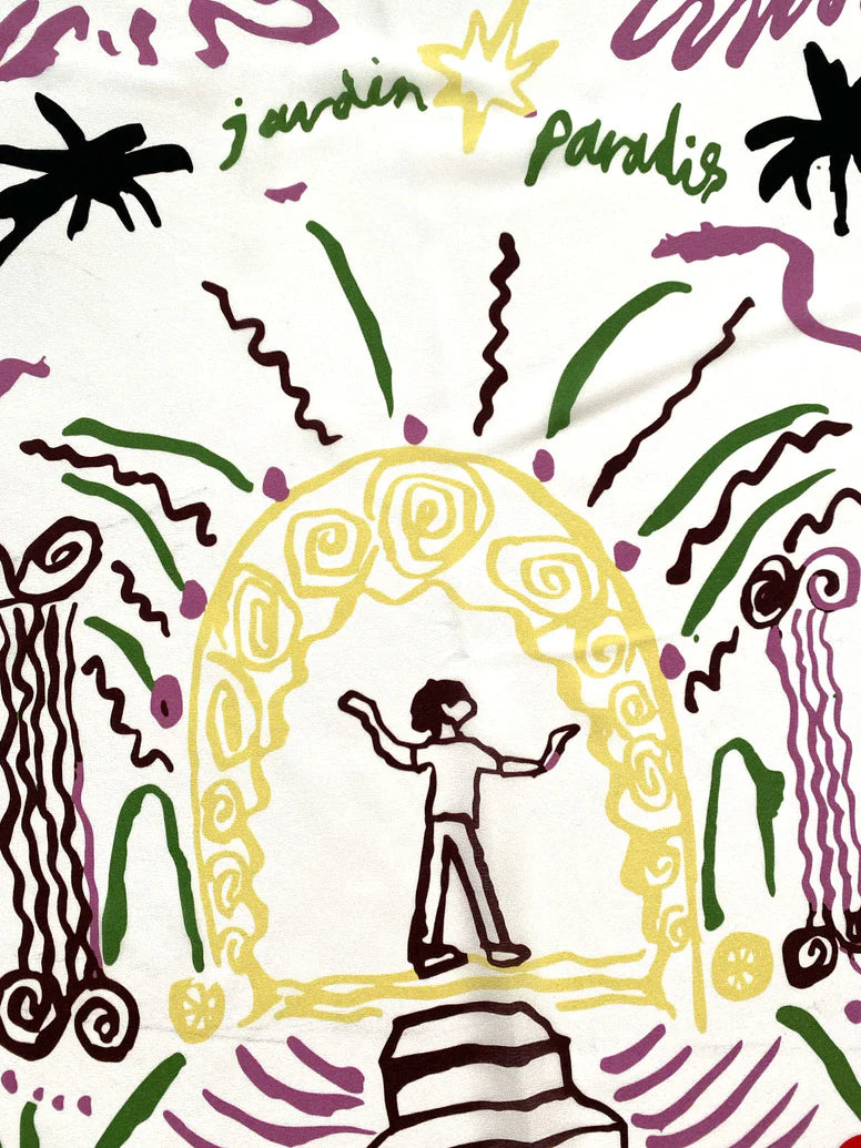 Jardin Paradis Silk Scarf
