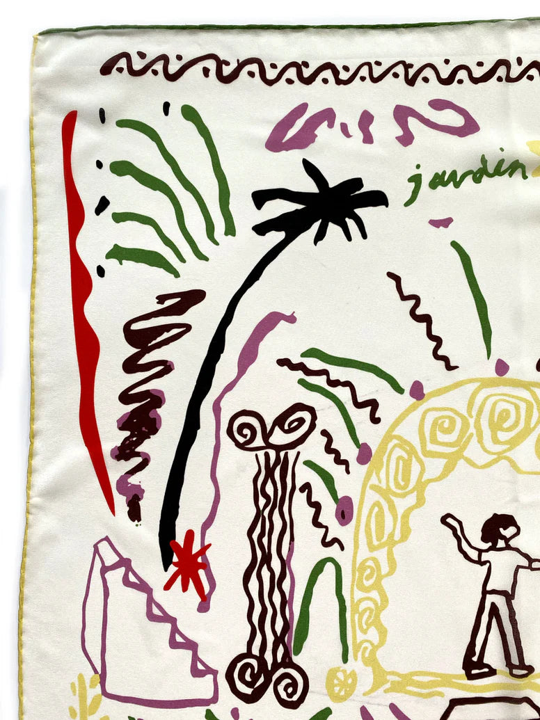 Jardin Paradis Silk Scarf