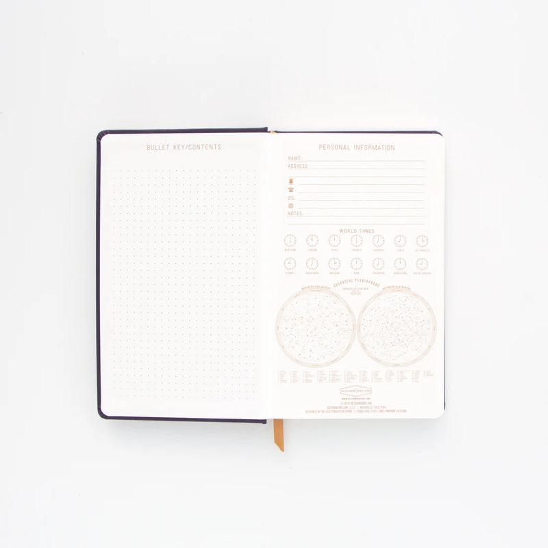 DesignWorks Ink Cloth Journal - Moon Phases