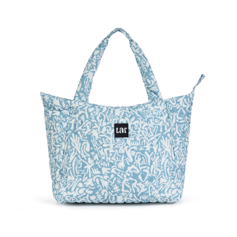 Anemone Ice Puffer Tote Bag