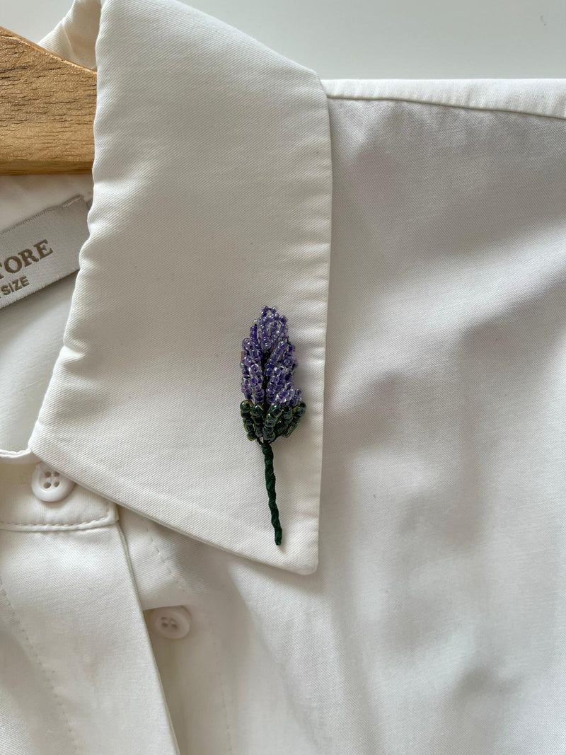 Lavender Brooch