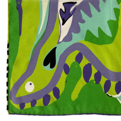 Moss Silk Scarf