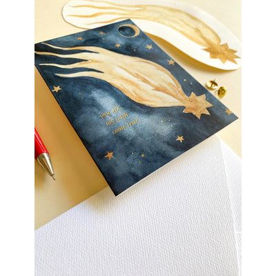 Comet Greeting Card