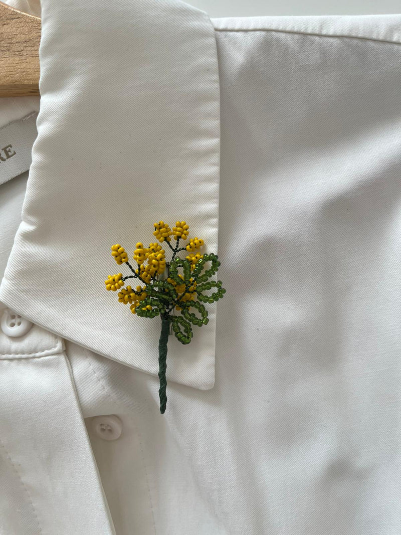 Mimosa Brooch