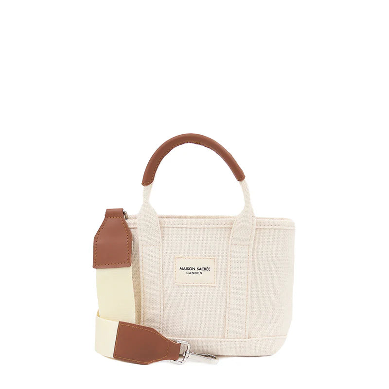 Miramar Beige Extra Mini Handbag