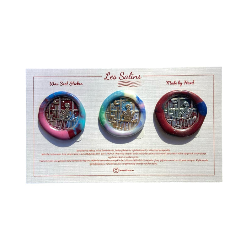 Wax Seal Sticker - Colorful