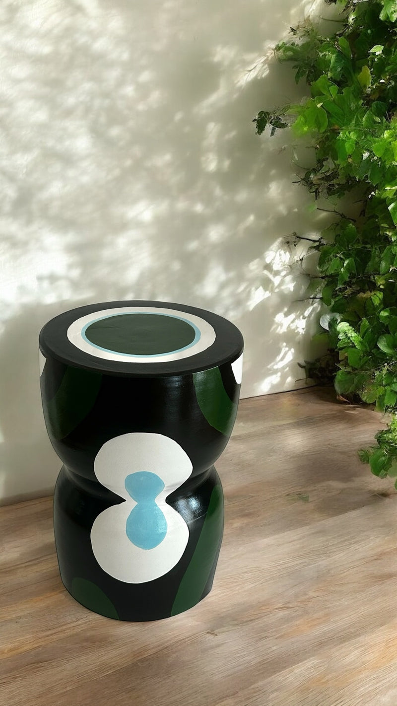 Black Pani Ceramic Coffee Table