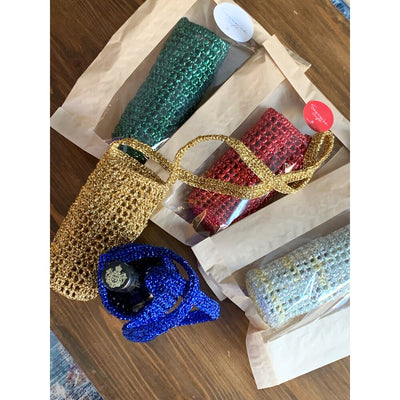 Bottle Bag / Knitted Bottle Bag